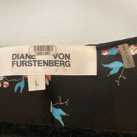 Diane Von Furstenberg Estelle Top sz L - Picture 5 of 6